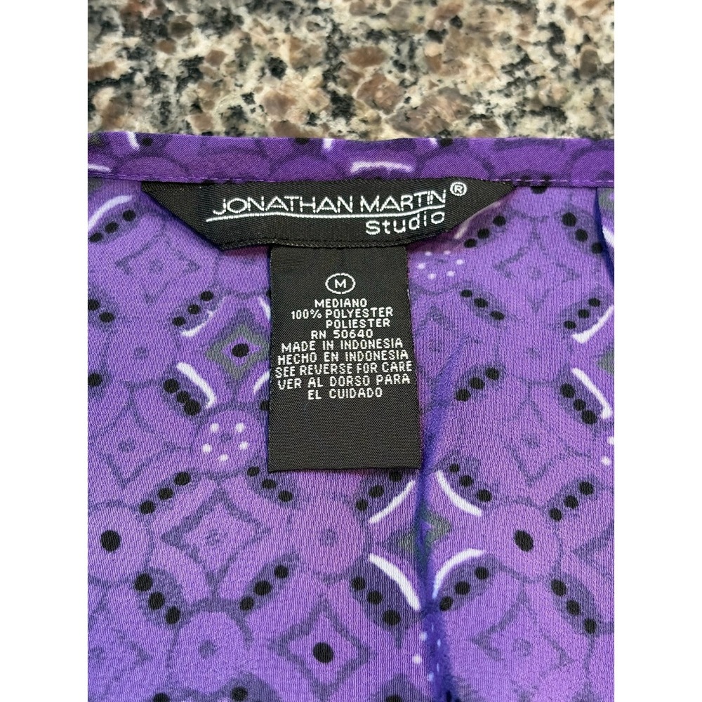 Vintage Purple Geometric Medallion Print Maxi Skirt High Waisted Column Boho 10 - Picture 4 of 4